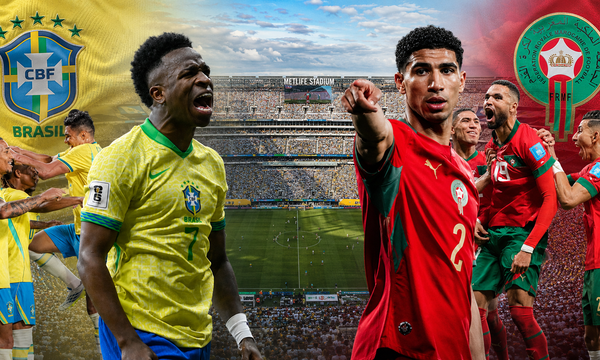 Brasil x Marrocos AO VIVO: jogo da Copa do Mundo 2026